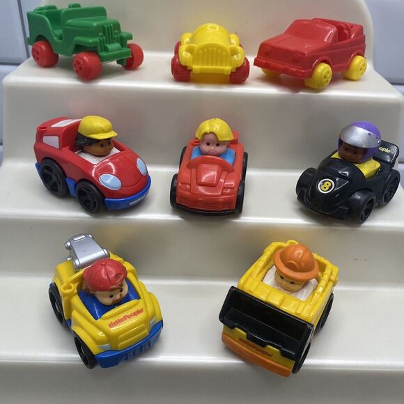 Fisher Price Little People Vehicles Roll Around Fun Preschool Nice Collection - Picture 1 of 13